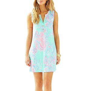 Lilly Pulitzer Essie Sleeveless Mini Dress in Minty Fresh Fansea